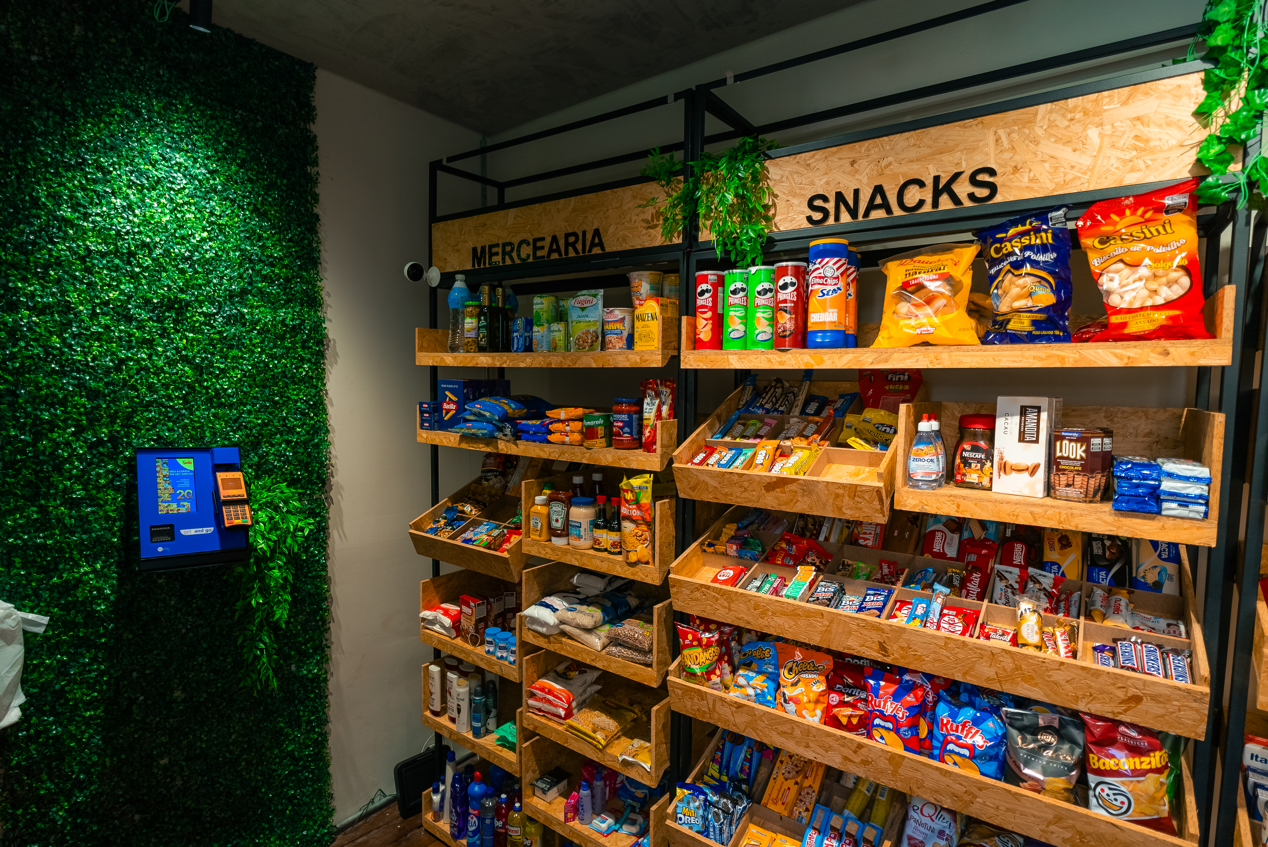 Snacks e salgadinhos variados